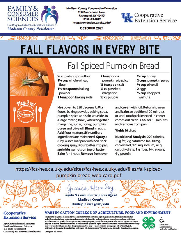 Front page image of Oct 2025 FCS Newsletter